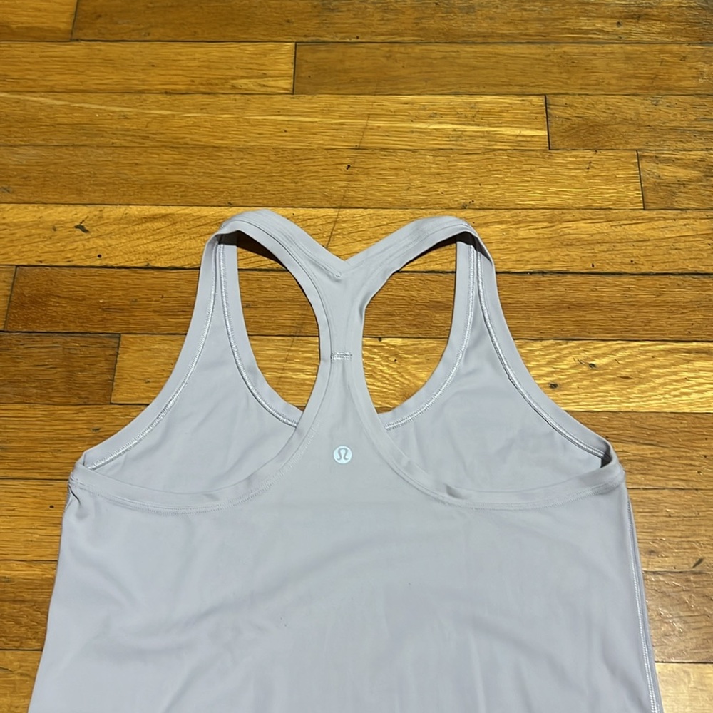 Lululemon Cool Racerback II Tank Nulu in Iced Iris, size 6/8 - Picture 8 of 11